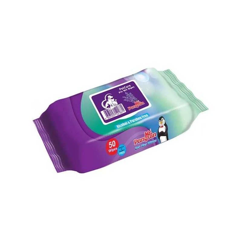 Mr Panguin Dog And Cat Cleaning Wipe with Lavender Scent
