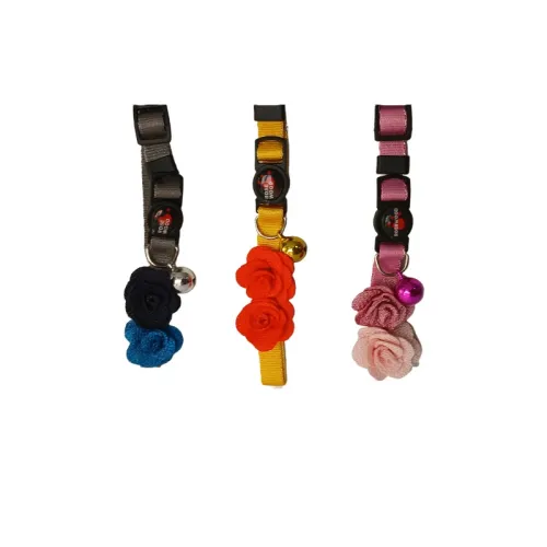 Rosewood Cat Collar Rose Design