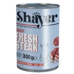 Shayer Canned Adult Wet Cat Food With Beef