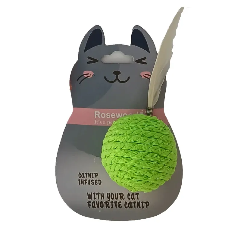 Colorful Hemp Feather Ball