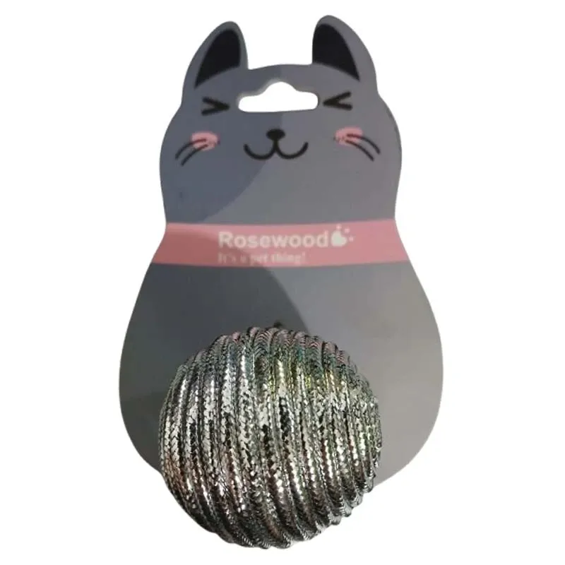 Rosewood Cat Toy _ Shiny Ball