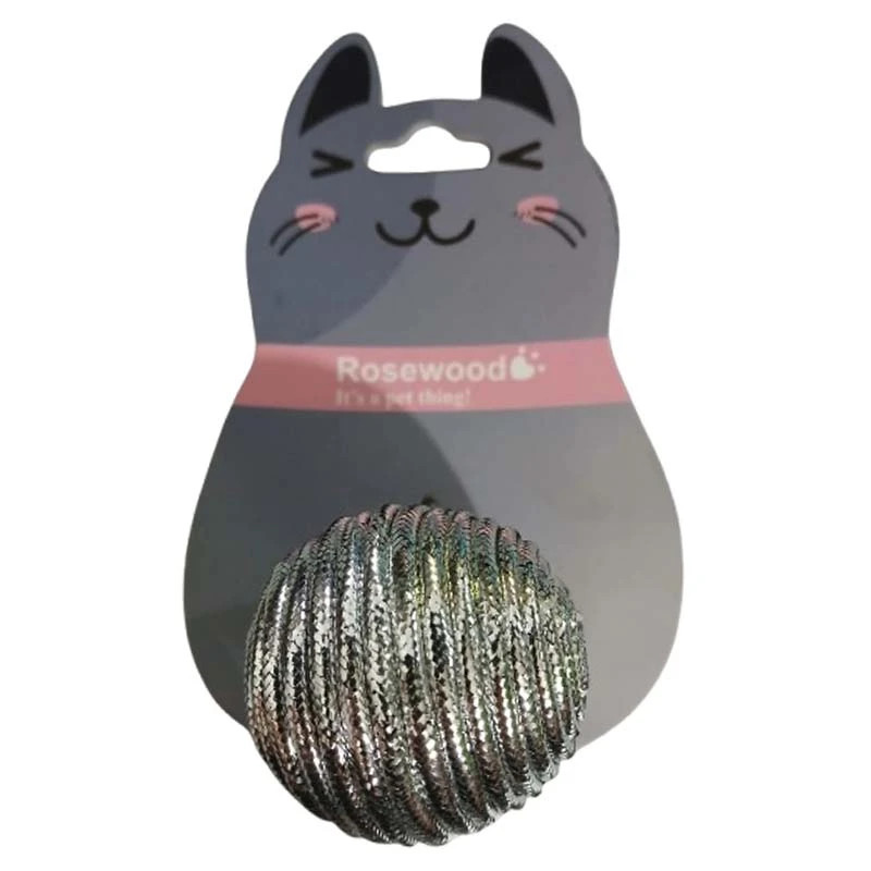 Rosewood Cat Toy _ Shiny Ball