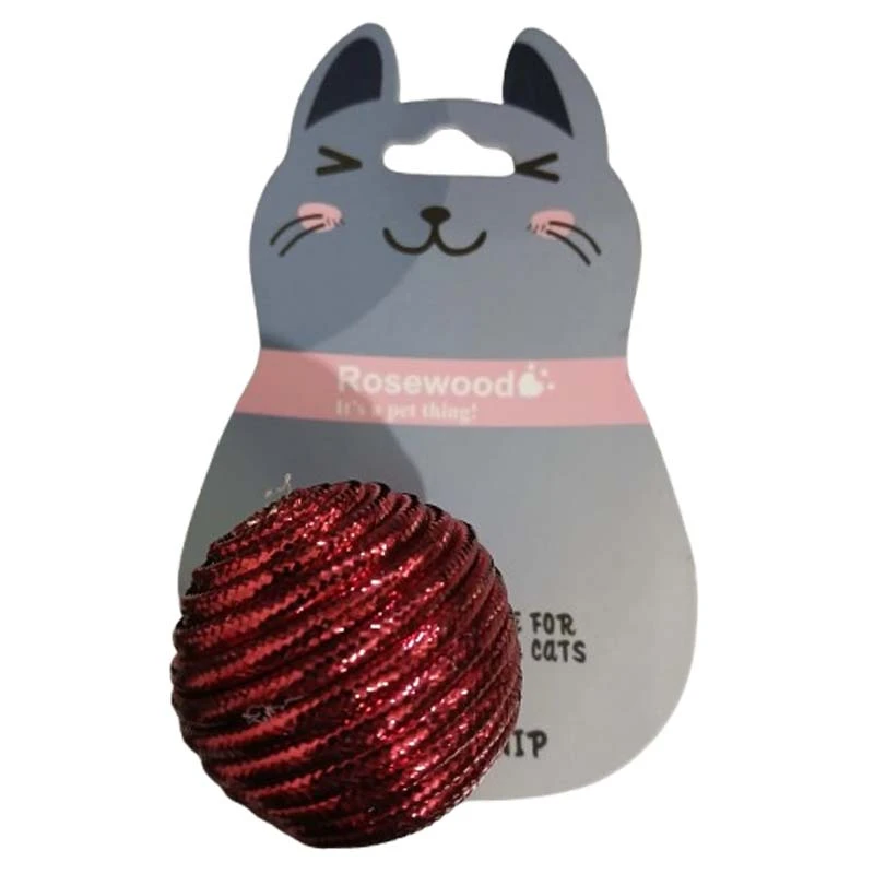 Rosewood Cat Toy _ Shiny Ball