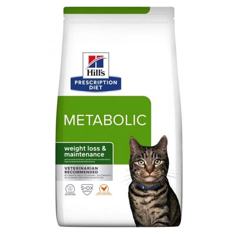 Hills Prescription Diet Metabolic Chicken Flavor Dry Cat Food