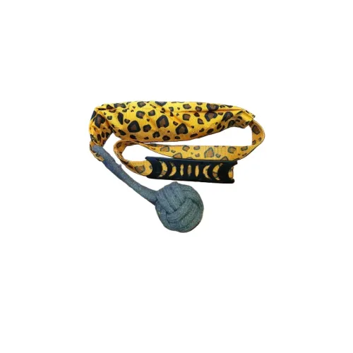 Tarpaulin Rope Ball Tug Toy With Sound