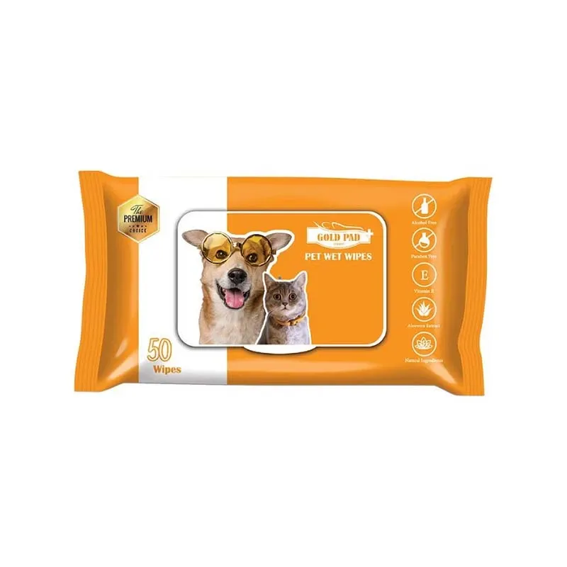 Goldpad wet wipes cat dog 50 Pcs