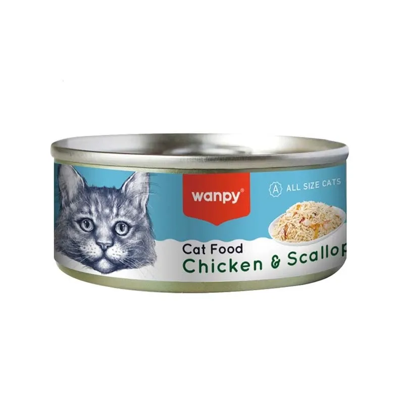 Wanpy Dog Canned Food with Chicken and Scallop