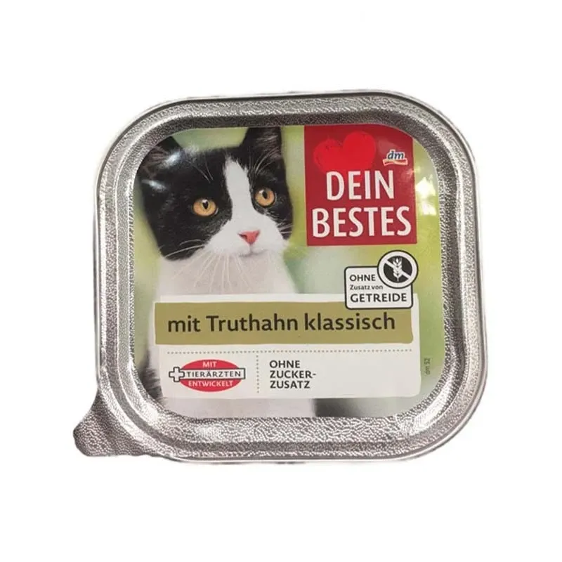 Dein Best Vom Adult Wet Cat Food With Turkey Flavor