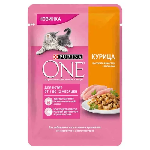 Purina ONE pouch for Kitten with Chicken