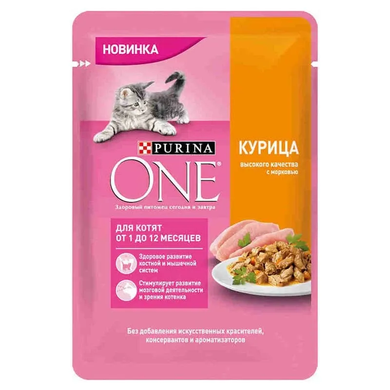 Purina ONE pouch for Kitten with Chicken