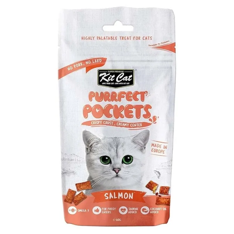 Kit Cat Purrfect Pockets Salmon Cat Treats
