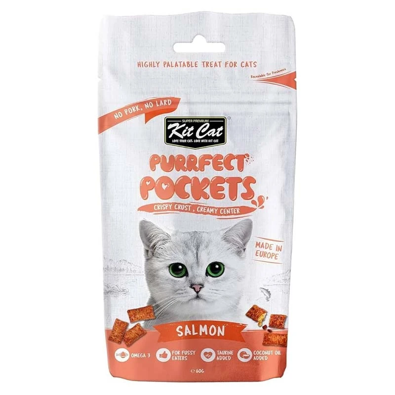 Kit Cat Purrfect Pockets Salmon Cat Treats
