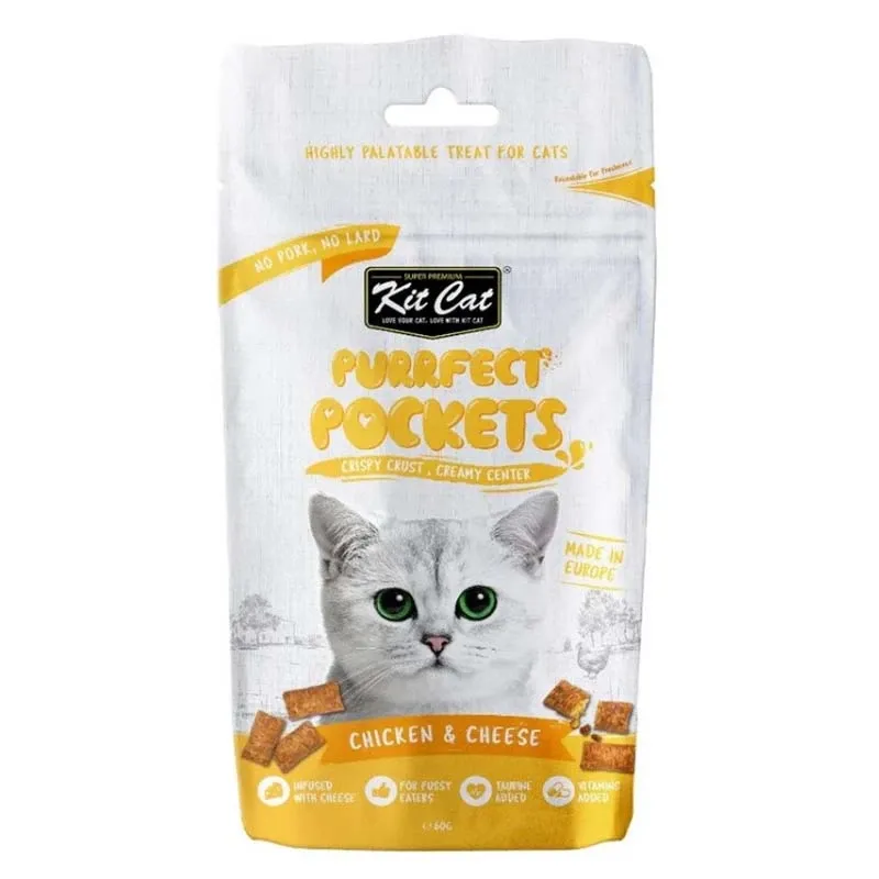 Kit Cat Purrfect Pockets Chicken and Cheese Cat Treats