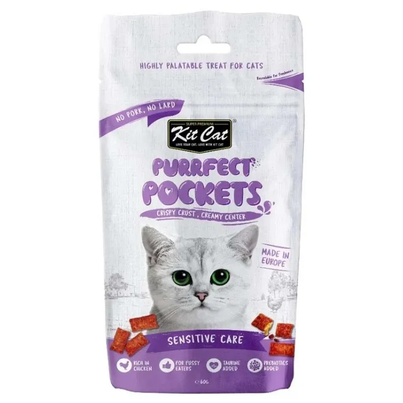 Kit Cat Purrfect Pockets Sensitive Care Cat Treats