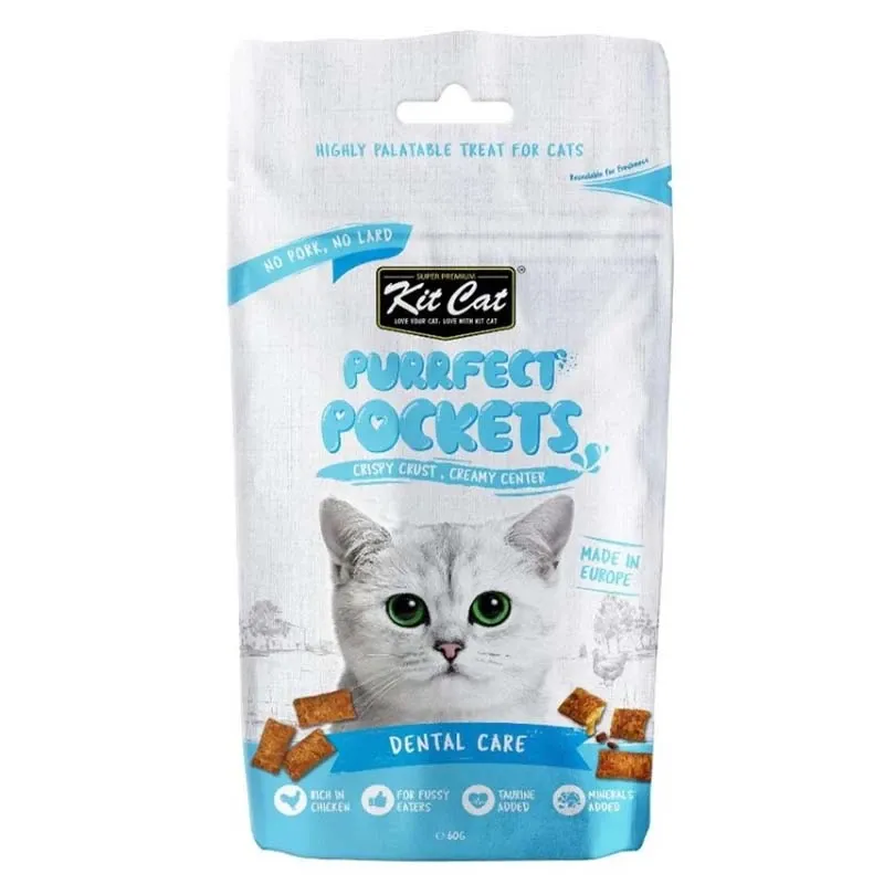 Kit Cat Purrfect Pockets Dental Care Cat Treats