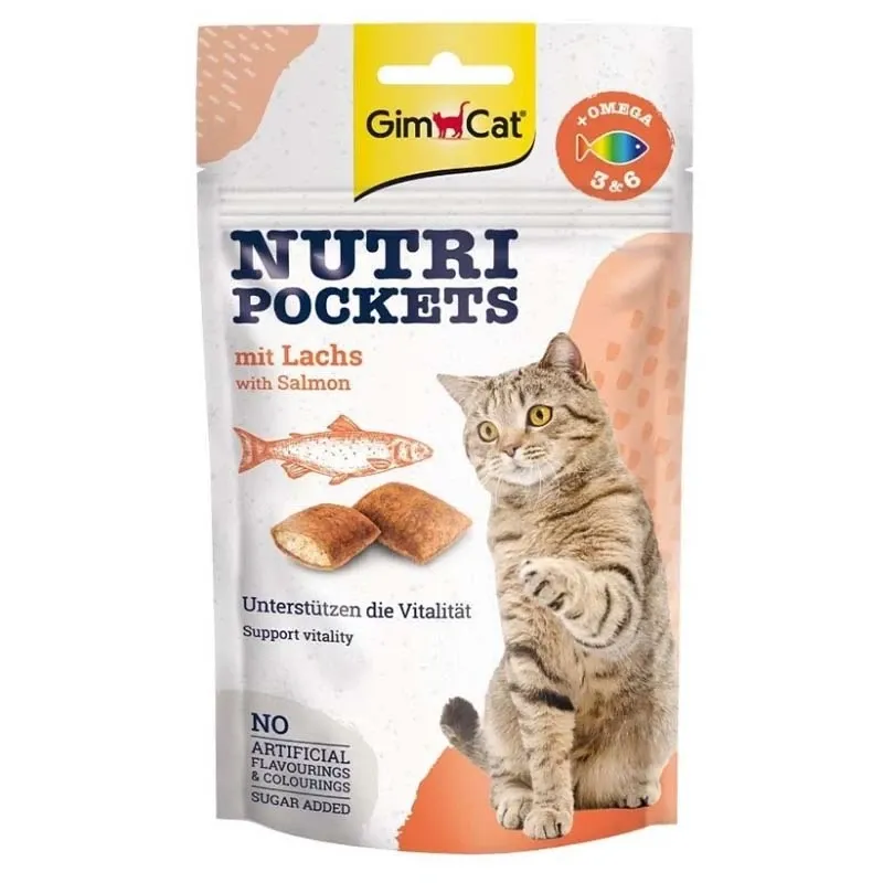  Gimcat Nutri Pocket Treat With Salmon Flavor