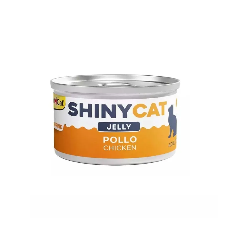 GimCat Shiny Cat Food With Chicken in Jelly