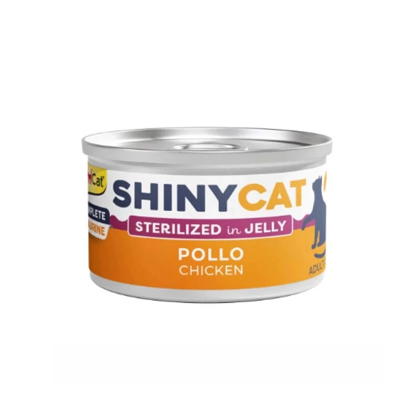 GimCat Shiny Cat Sterilised Food With Chicken in Jelly