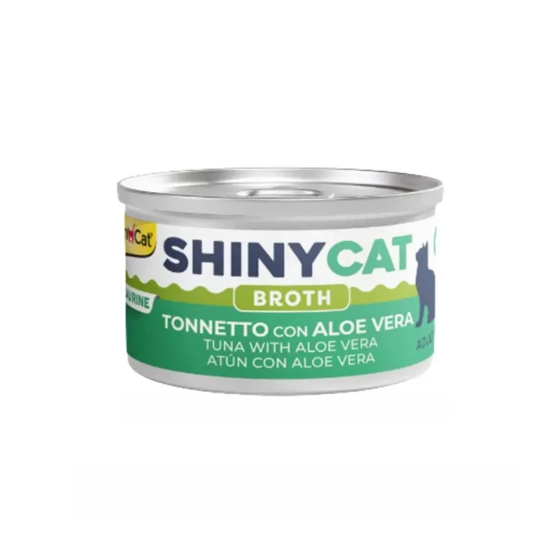 GimCat Shiny Cat Food with Tuna and Aloe Vera in Sause