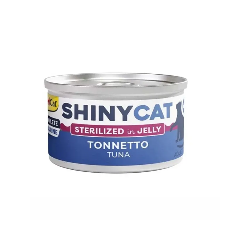 GimCat Shiny Cat Sterilised Food With Tuna in Jelly
