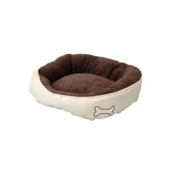 Dog Basket Chipz Round Brown