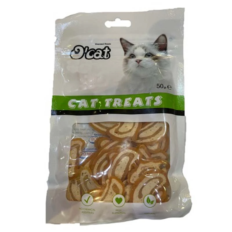O'Cat Cat Treat With Chicken and Pollock Roll