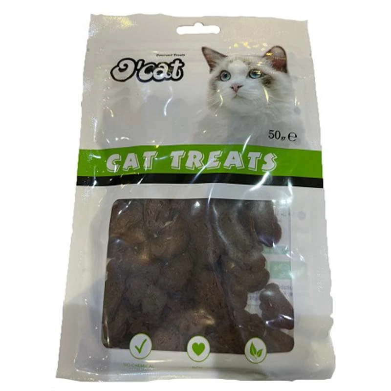 O'Cat Cat Treat With Chicken and Spinach Thin Chips