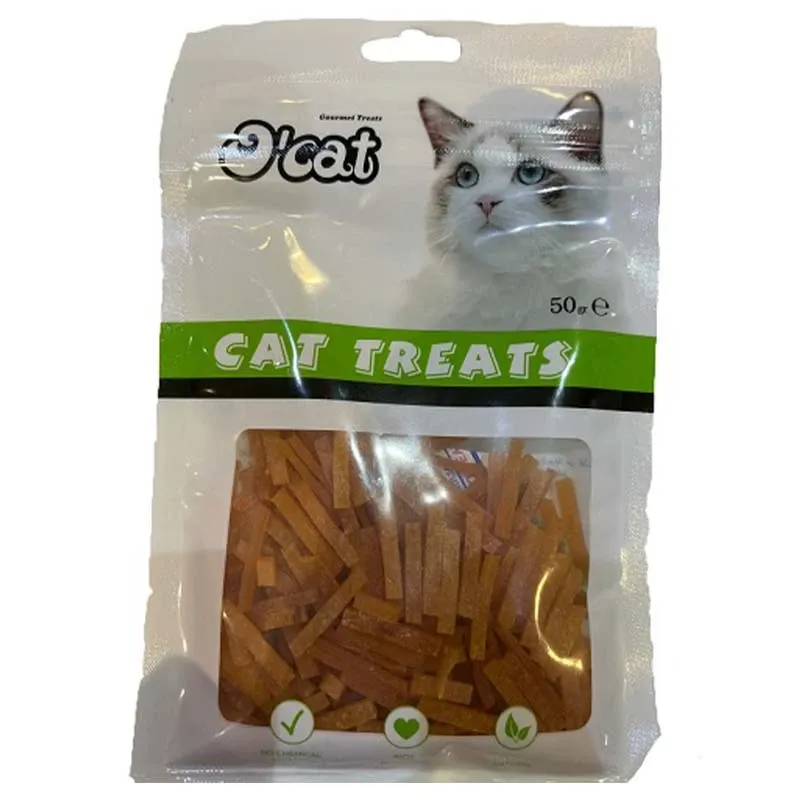 O'Cat Cat Treat With Chicken Thin Strips