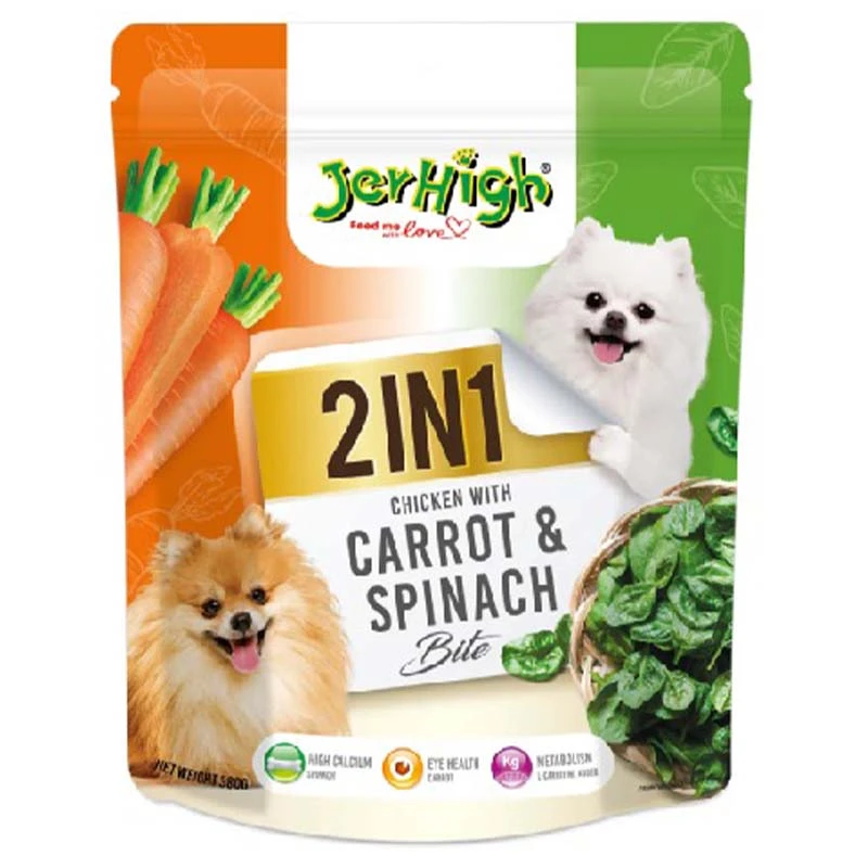 Jerhigh Dental Stick with Spinach and Carrot