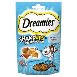 Dreamies Shake Ups Multivitamins with salmon, tuna and shrimp flavour