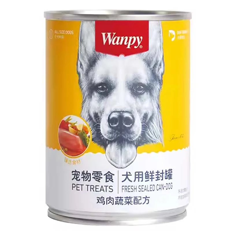 Wanpy Premium Dog Canned Food Chicken and Vegetables