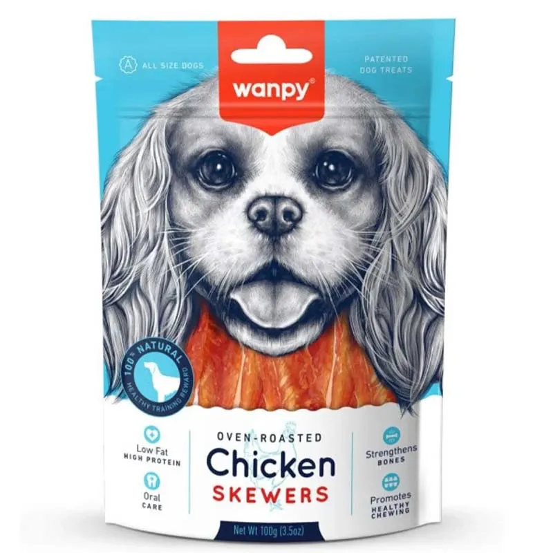 Wanpy Chicken Skewars Dog Treats