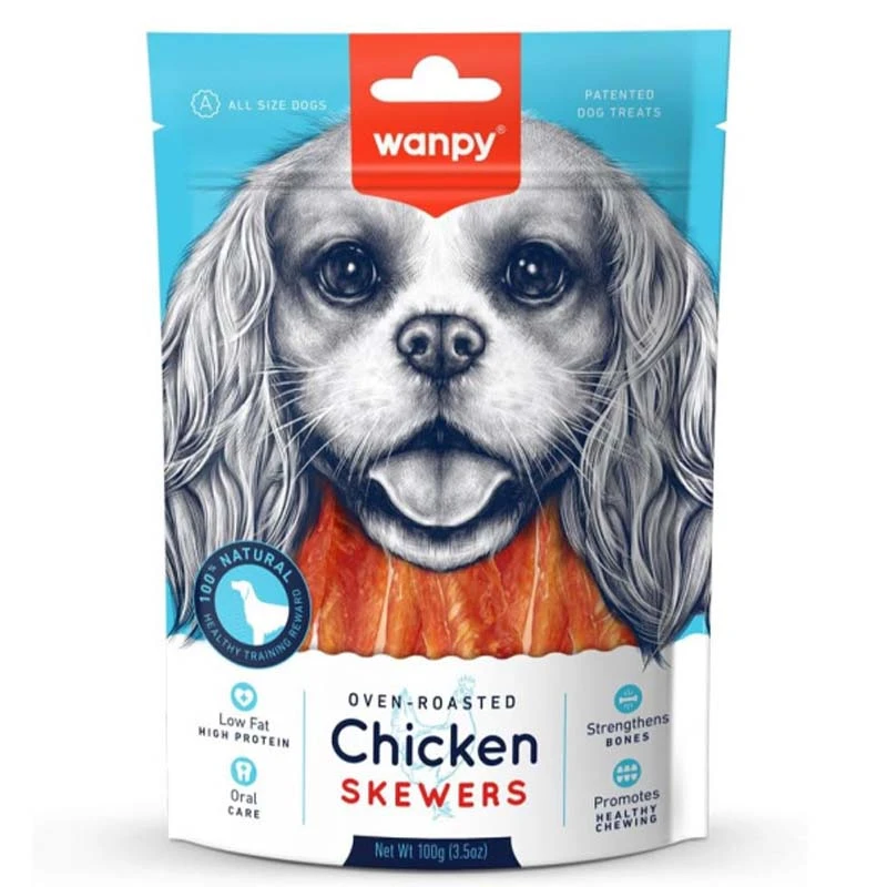 Wanpy Chicken Skewars Dog Treats