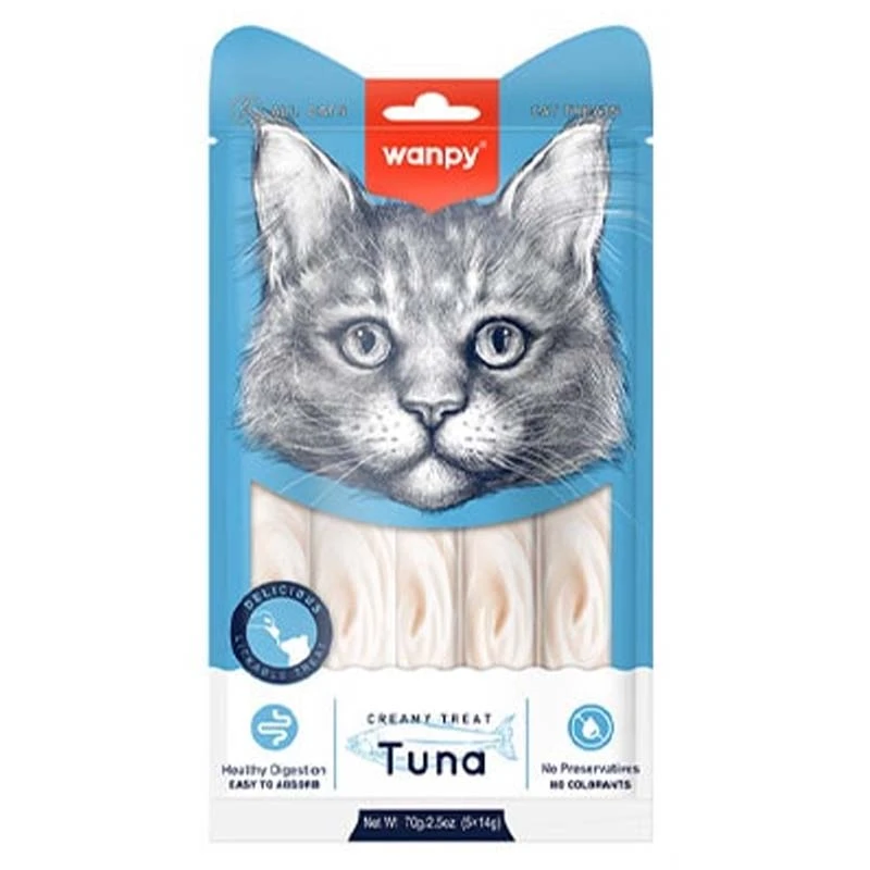 Wanpy Treats Tuna and Cod Fish 5 tubes