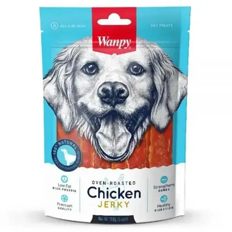 Wanpy Jerky Dog Treat With Chicken Flavor