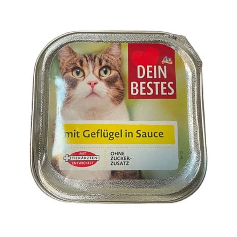 Dein Bestes Vom Adult Wet Cat Food With Poultry