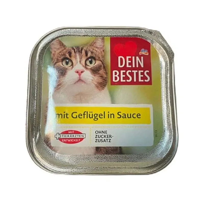 Dein Bestes Vom Adult Wet Cat Food With Poultry
