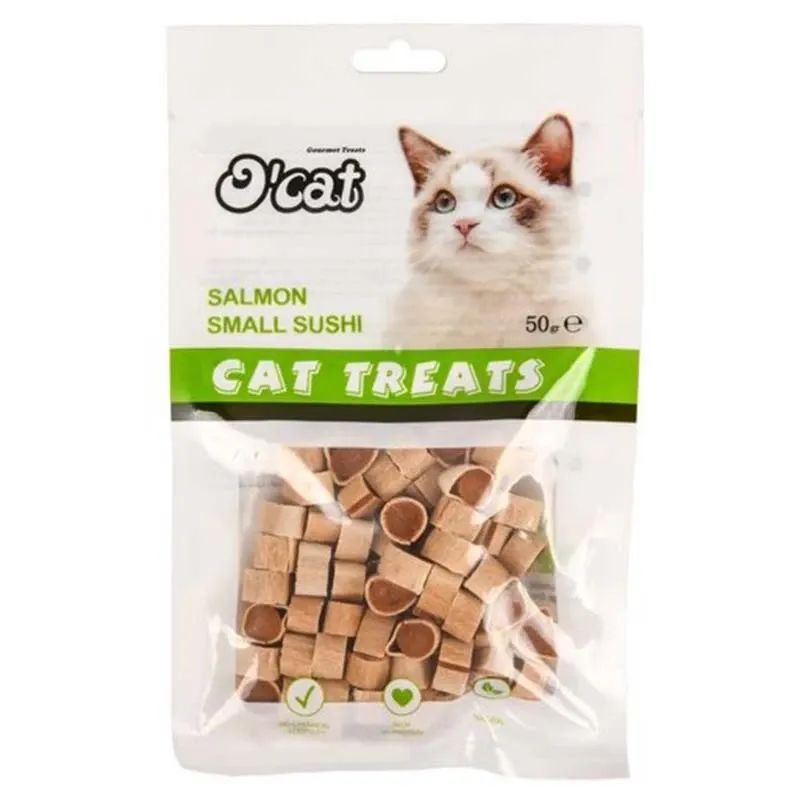O'Cat Cat Treat With Salmon Small Sushi