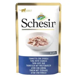 Schesir Cat Tuna and Seabass In Gravy Pouch