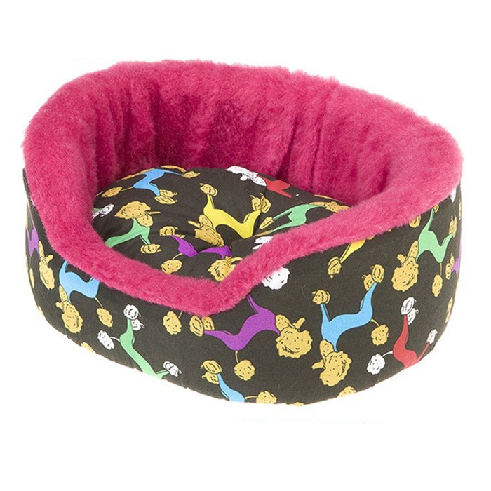  Domino Cushion poodle love