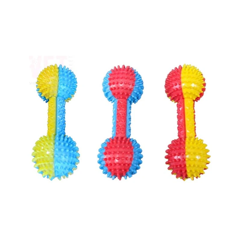 Dumbbell Shaped Chew and Dental Toy for Dog