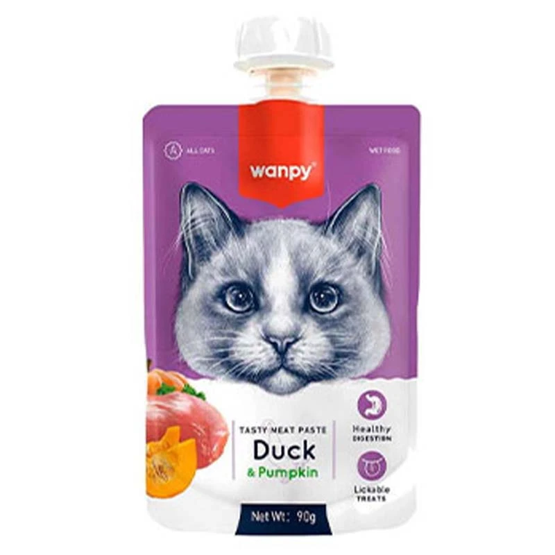 Wanpy Cat Pudding With Duck and Pumpkin Flavor