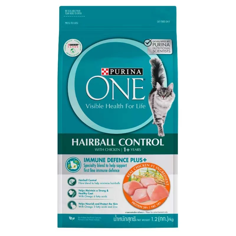 Purina One Hairball Control Chicken Dry Cat Food