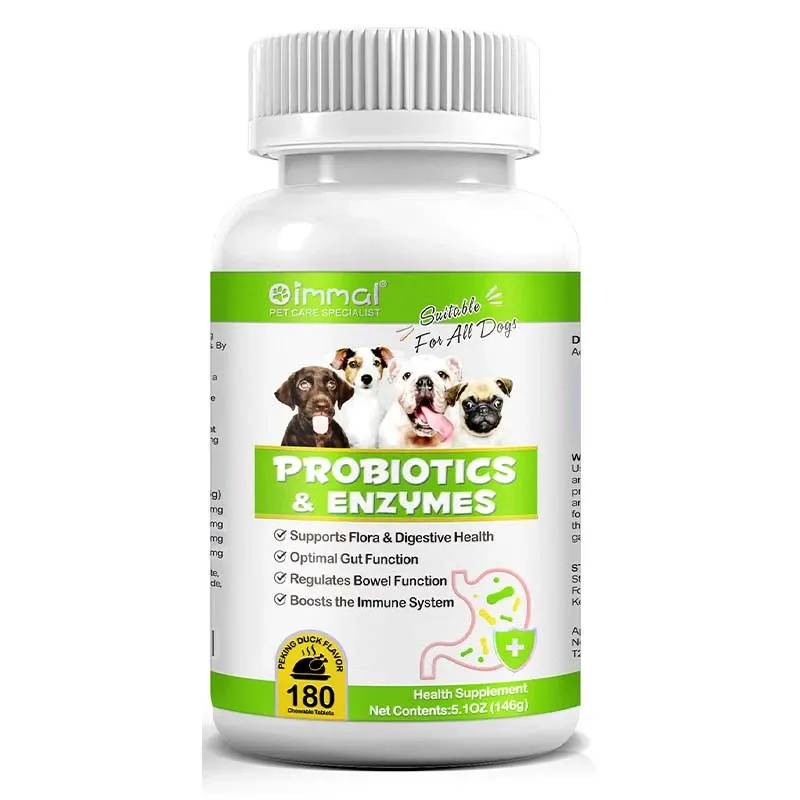 Oimmal Probiotics & Enzymes Supplement for Dogs