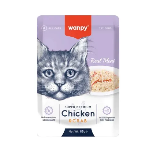Wanpy Pouch With Chicken and Crab