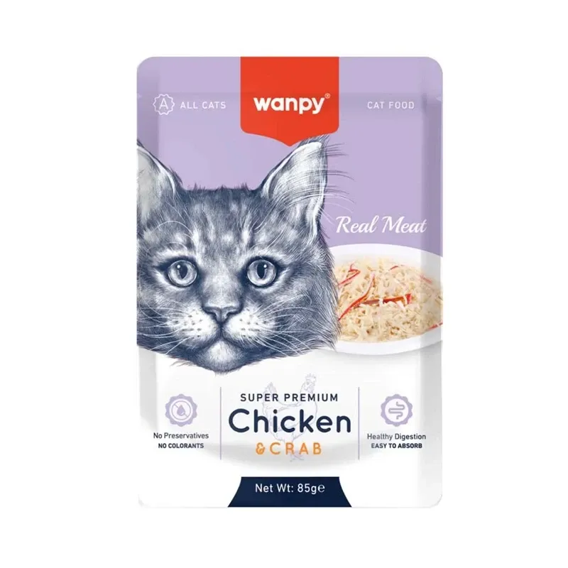 Wanpy Pouch With Chicken and Crab