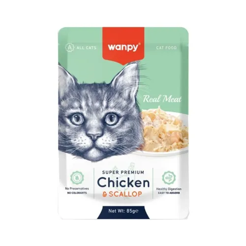 Wanpy Pouch With Chicken and Scallop
