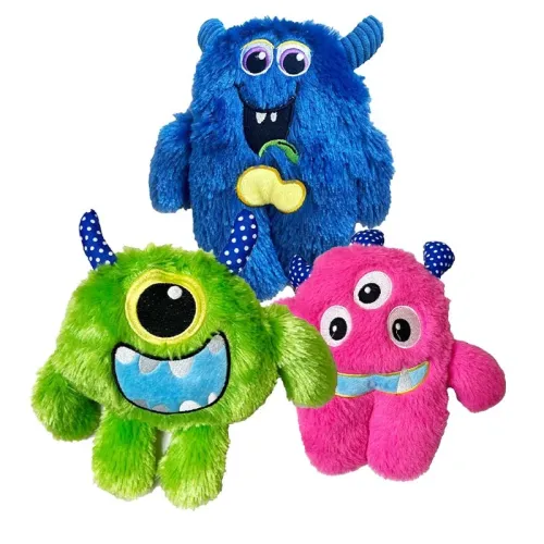 Dog Toys Soft Rubber Cute Monster-shaped shaped Toy