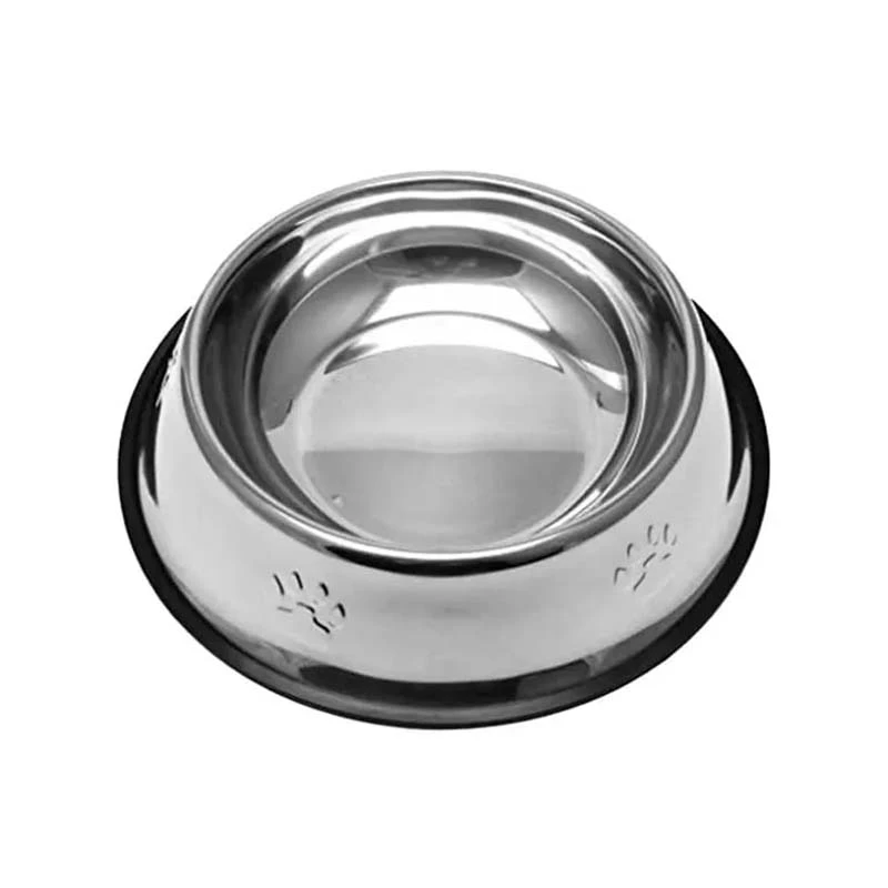 Dog And Cat Food Steel Bowl