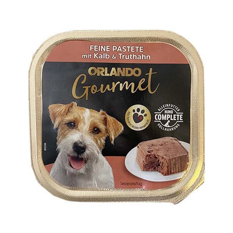 Orlando Vom Wet Dog Food With Veal and Turkey